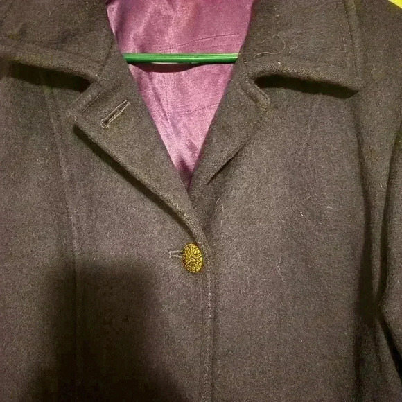 Vintage  virgin wool coat - Picture 2 of 4